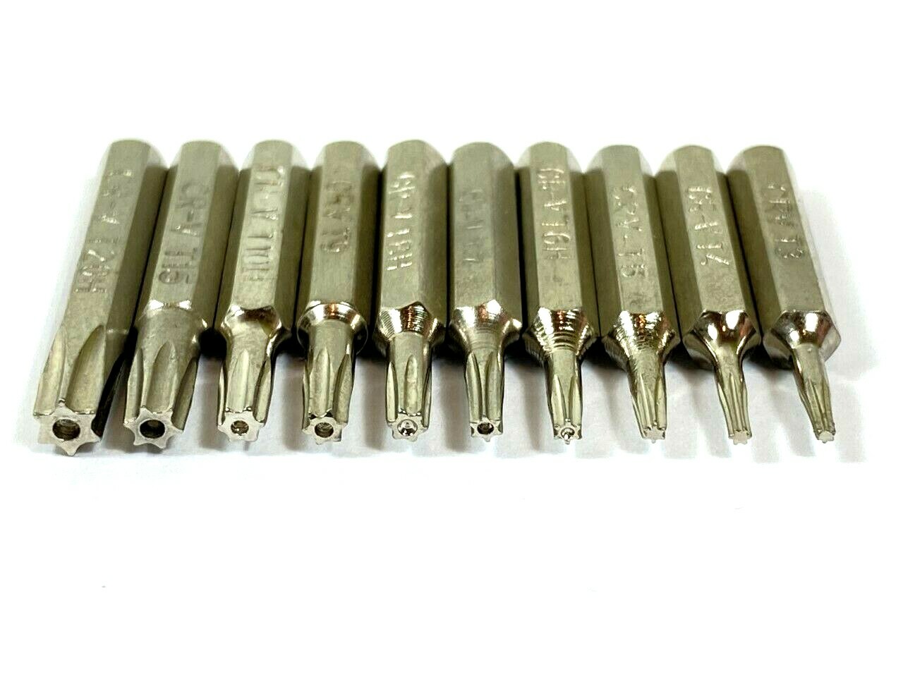 10Pc Torx Hex4mm Screwdriver Micro Bit Set T3 4 5 TR6 7 8 9 10 15 20 for ifixit