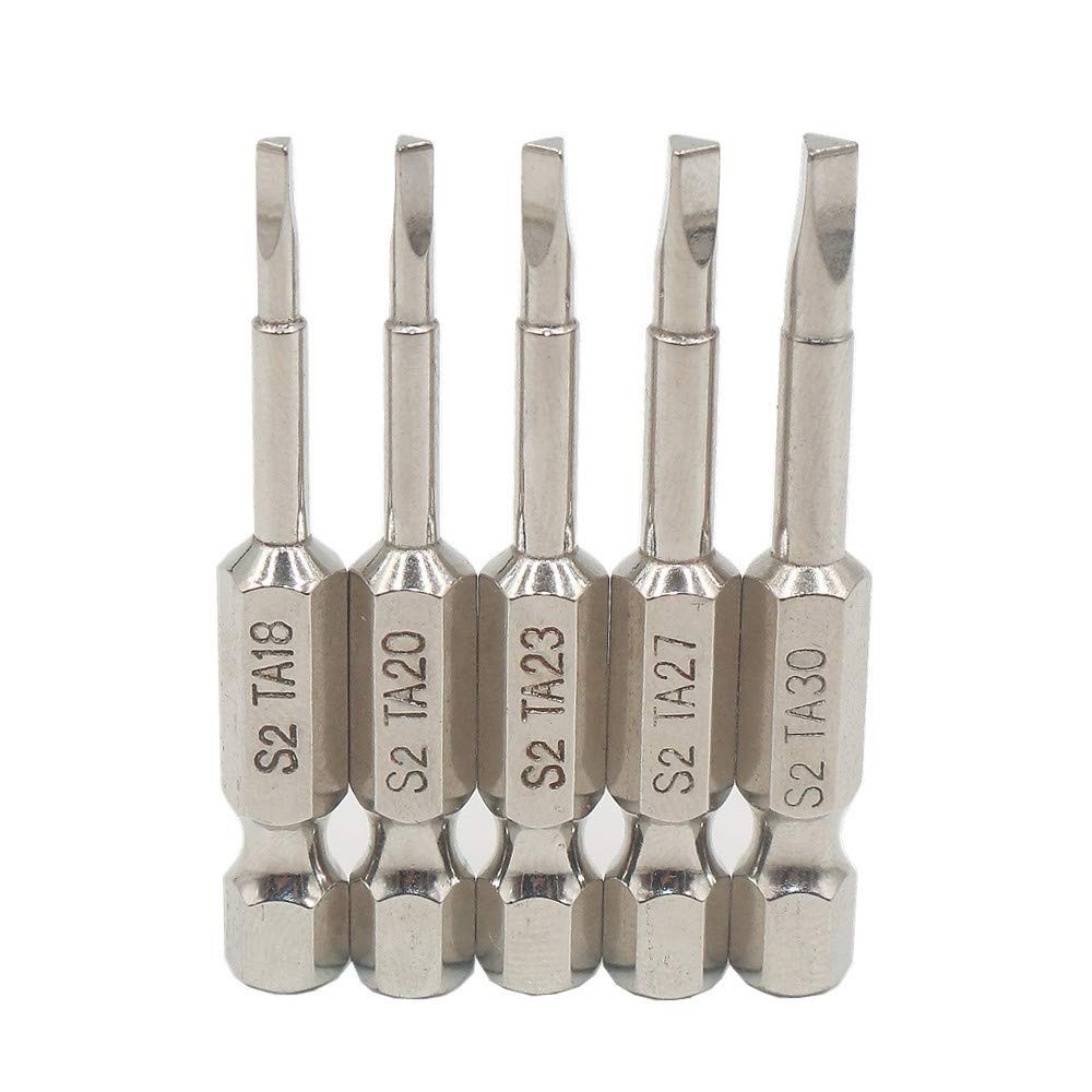 5 Piece Magnetic Triangle Screwdriver Bit, S2 Steel Triangular Screwdriver Bi…