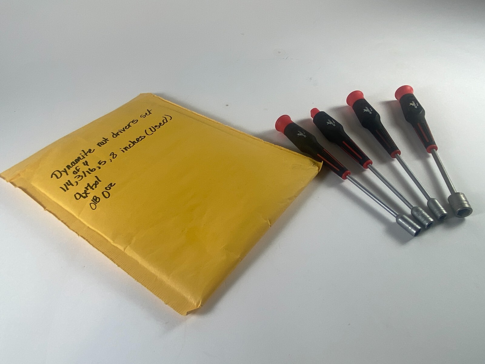 Dynamite Nut Drivers Set of 4, 1/4, 3/16, 5, 8 inches (Used)