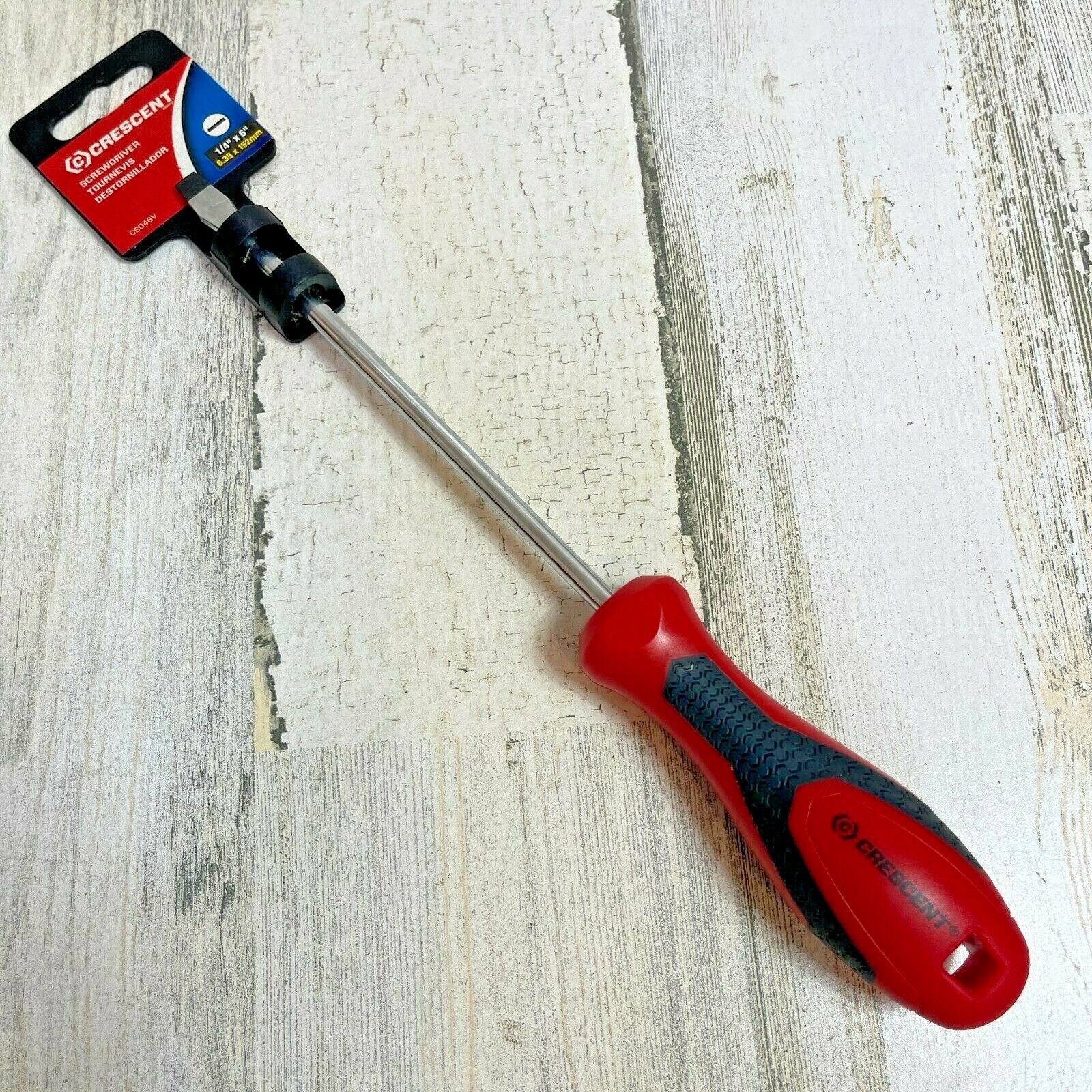 Crescent Flathead Screwdriver 1/4” x 6”, CSD46V (6.35mm x 152mm) New