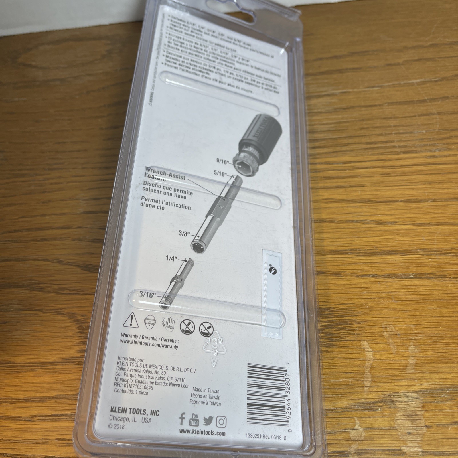 Klein Tools 32801 5-In-1 Multi-Bit Screwdriver / Nut Driver, Heavy Duty