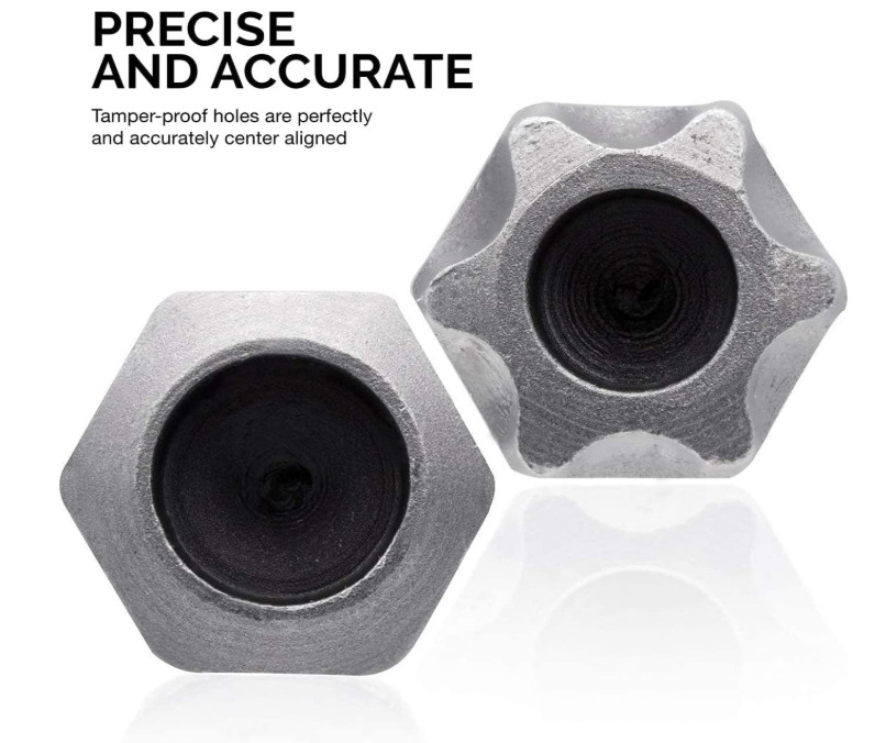 Juego 100 Piezas Puntas Seguridad Cr-V 1/4” Multi Tipo Torx Hex Pozi Alta Resis