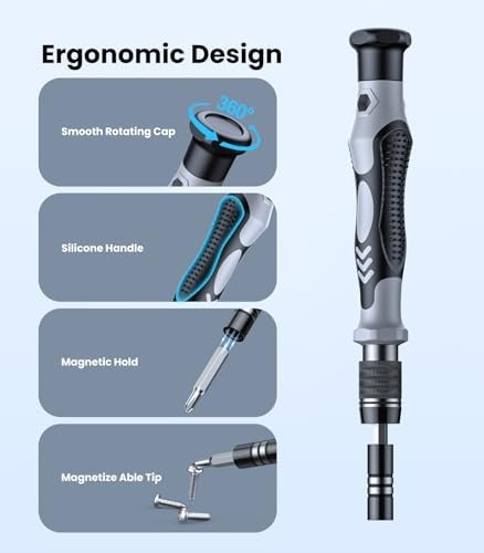 5 in Precision Screwdriver Set, Professional Magnetic Tool 18 x 10 x 5.5 cm 1