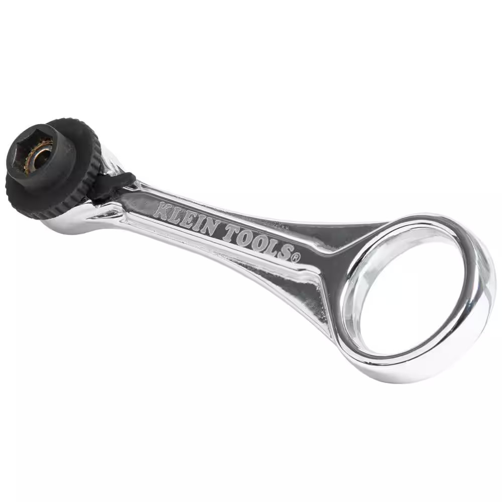 1/4 In. Drive Electrician’S Mini Ratchet with Screwdriver Bits and Adapter
