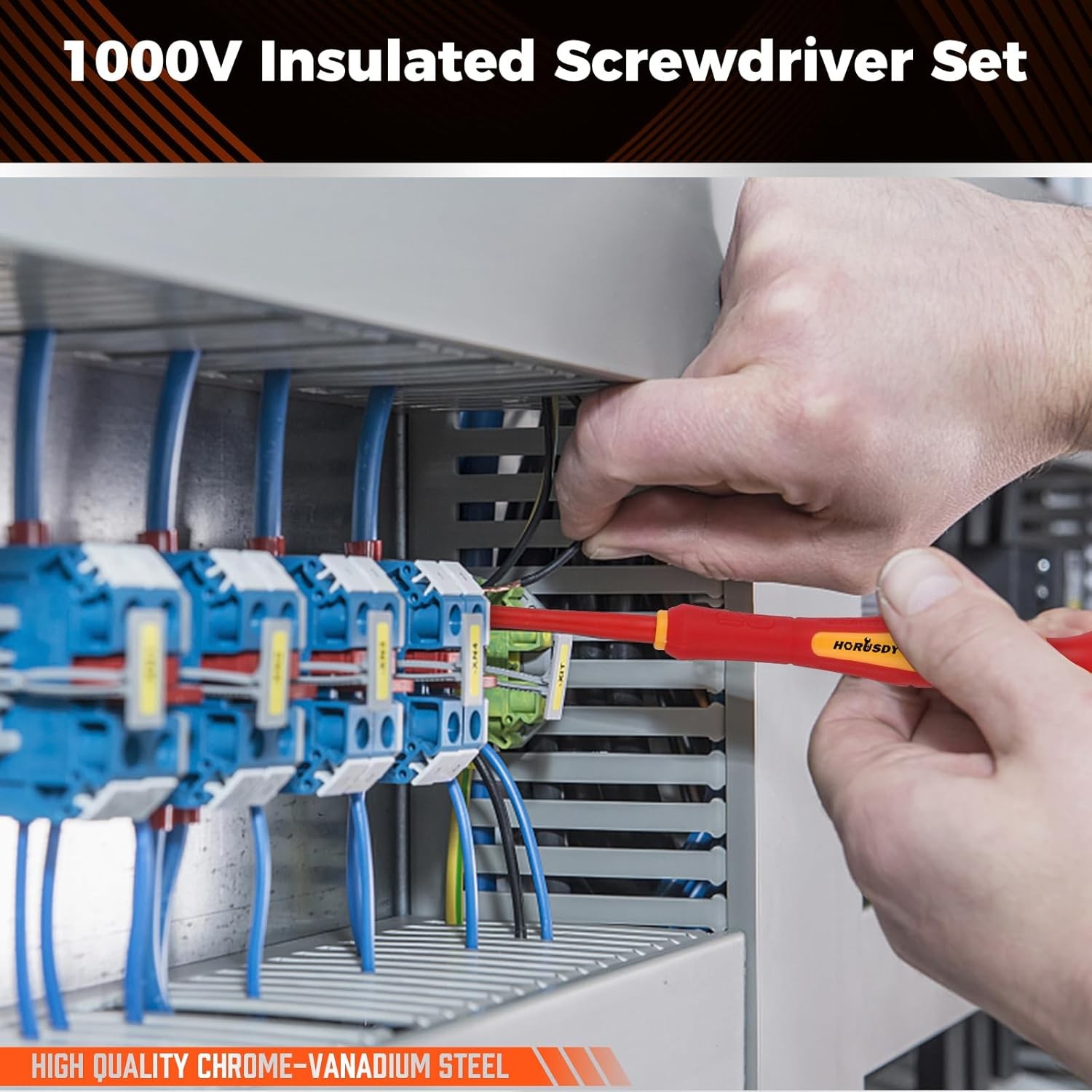 12-Piece Precision Screwdriver Set, 1000V Insulated Electrician Screwdri