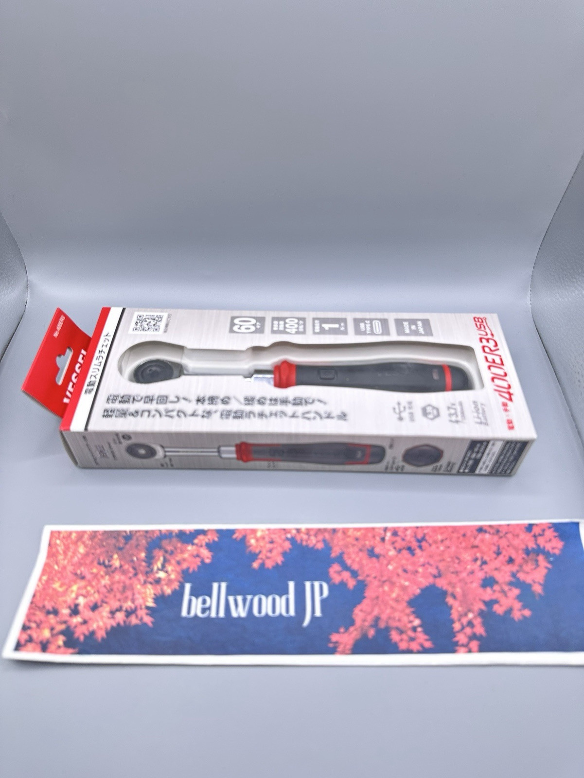 VESSEL 400ER3 Cordless Electric Slim Ratchet MotionPro USB Electric & Manual JPN