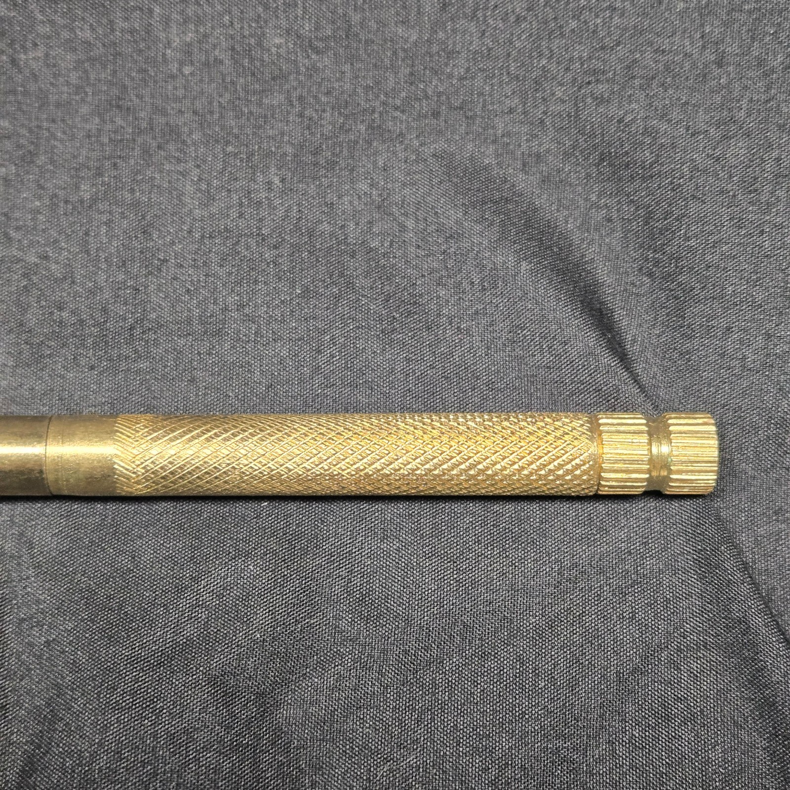 Vintage Compact Brass Hammer Multi-Tool 5-in-1 Screwdriver Set Collectible