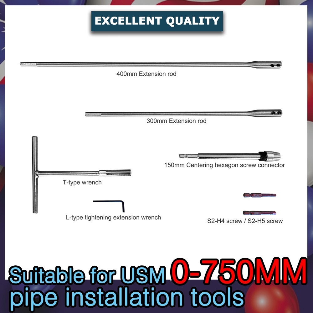 For USM Haller Furniture Installation and removal Tool Wrench Set In-pipe tools