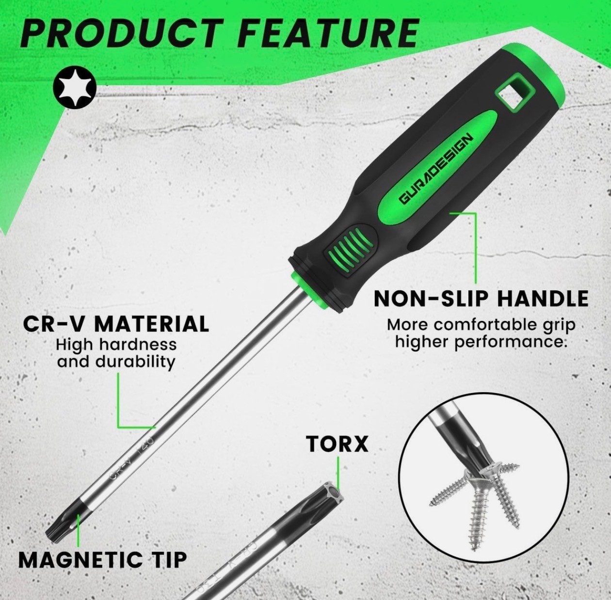 13 Pieces Magnetic Torx Screwdriver Set ，T5 -T40 Star Screwdrivers