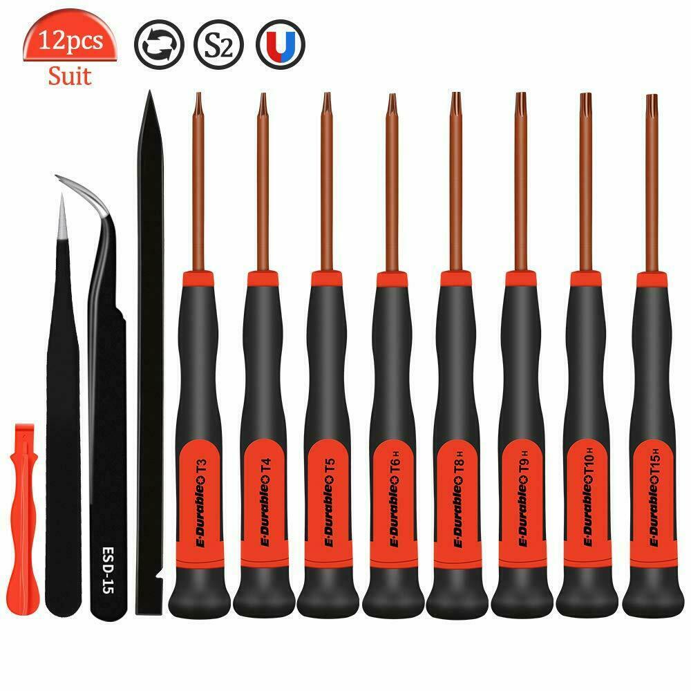 EDurable Torx Screwdriver Set T3 T4 T5 T6 T8 T9 T10 T15 Security Torx Drivers Ki