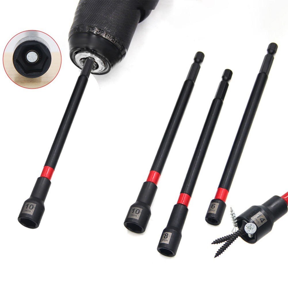 Alloy Steel Magnetic Nut Driver Set for Home Improvement and Repair Work