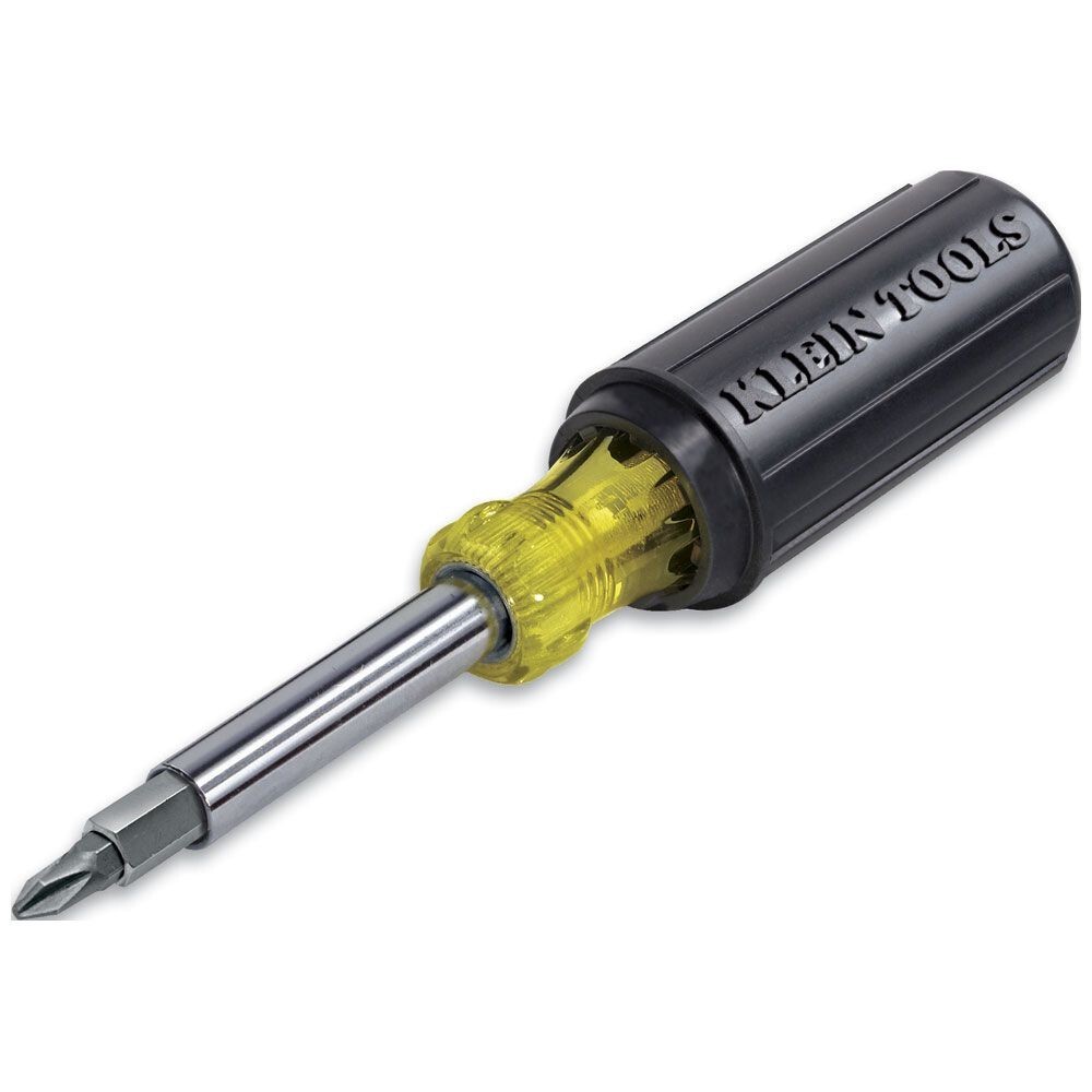 Klein Tools 32500 Multi-Bit Screwdriver / Nut Driver, 11-in-1, Ph, Sl, Sq, TORX®