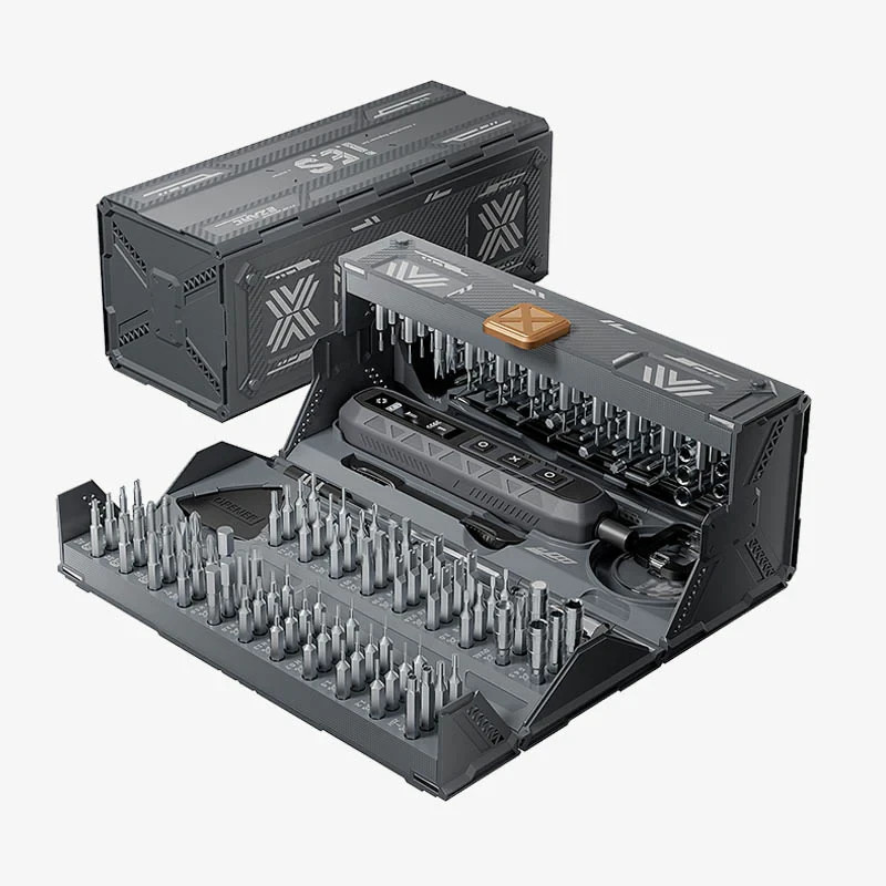 EZARC Electric Screwdriver Set, 181 in 1 Cordless Screwdriver, 3 Torque Black