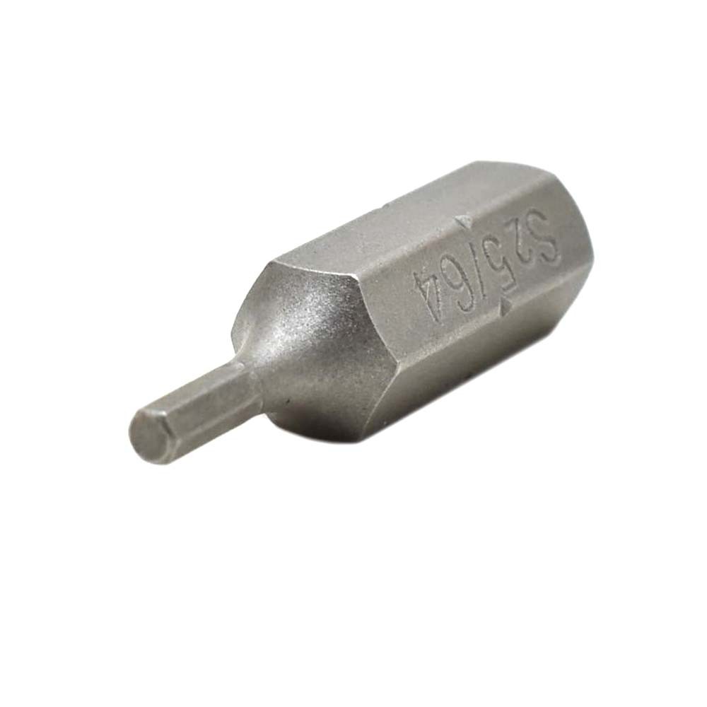 Single End Hexagonal Screwdriver Bits – 1 Inch Long – 5/64 Hex – BH107-10PK