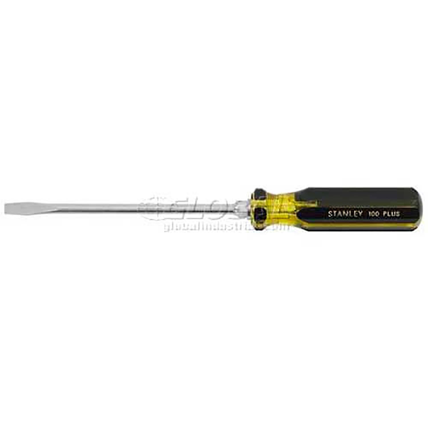 100 Plus Standard Slotted Tip Screwdriver 5/16″ x 8″