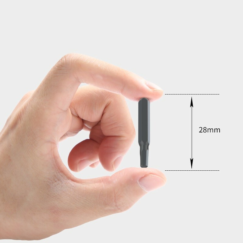9PC H0.7,H0.9,H1.3,H1.5,H2.0,H2.5,H3.0,H3.5,H4.0 Hex Micro Screwdriver Bits H4mm