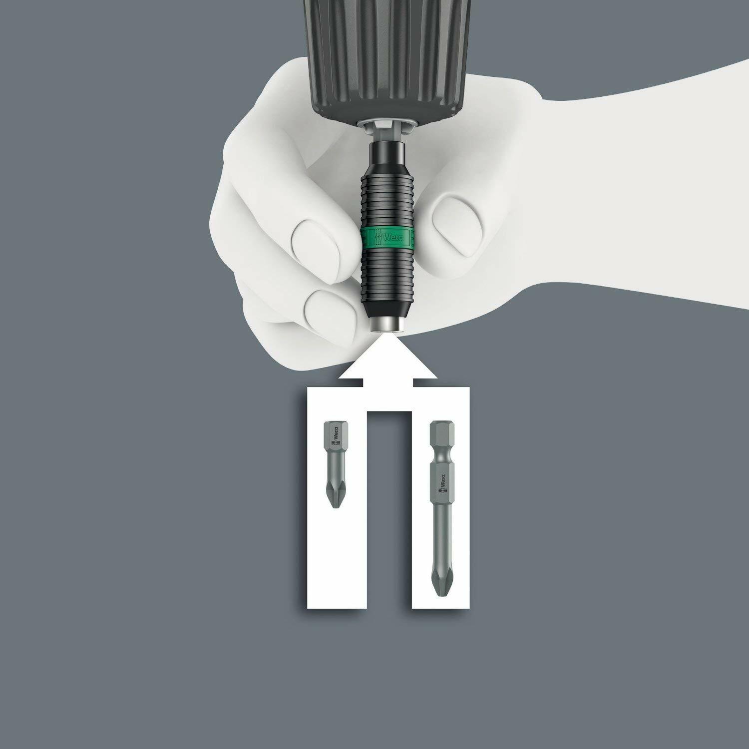 Wera 05053923001 Rapidaptor BiTorsion Universal Bit Holder