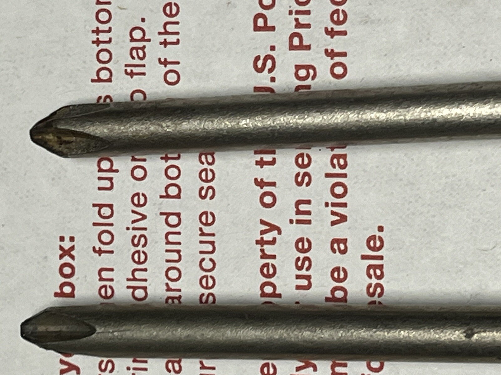 (2) Craftsman #2 P2 Phillips Screwdriver 41296 X WF Clear Ball End USA