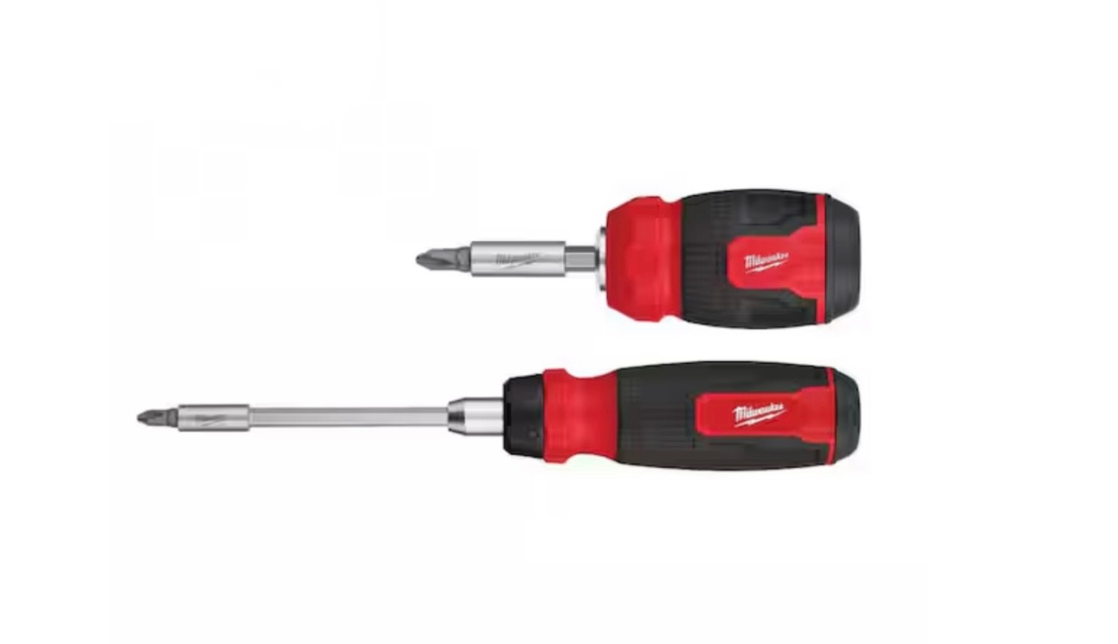 Milwaukee 14-in-1 Ratcheting and 8-in-1 Compact Multi-Bit Screwdriver 48-22-2906