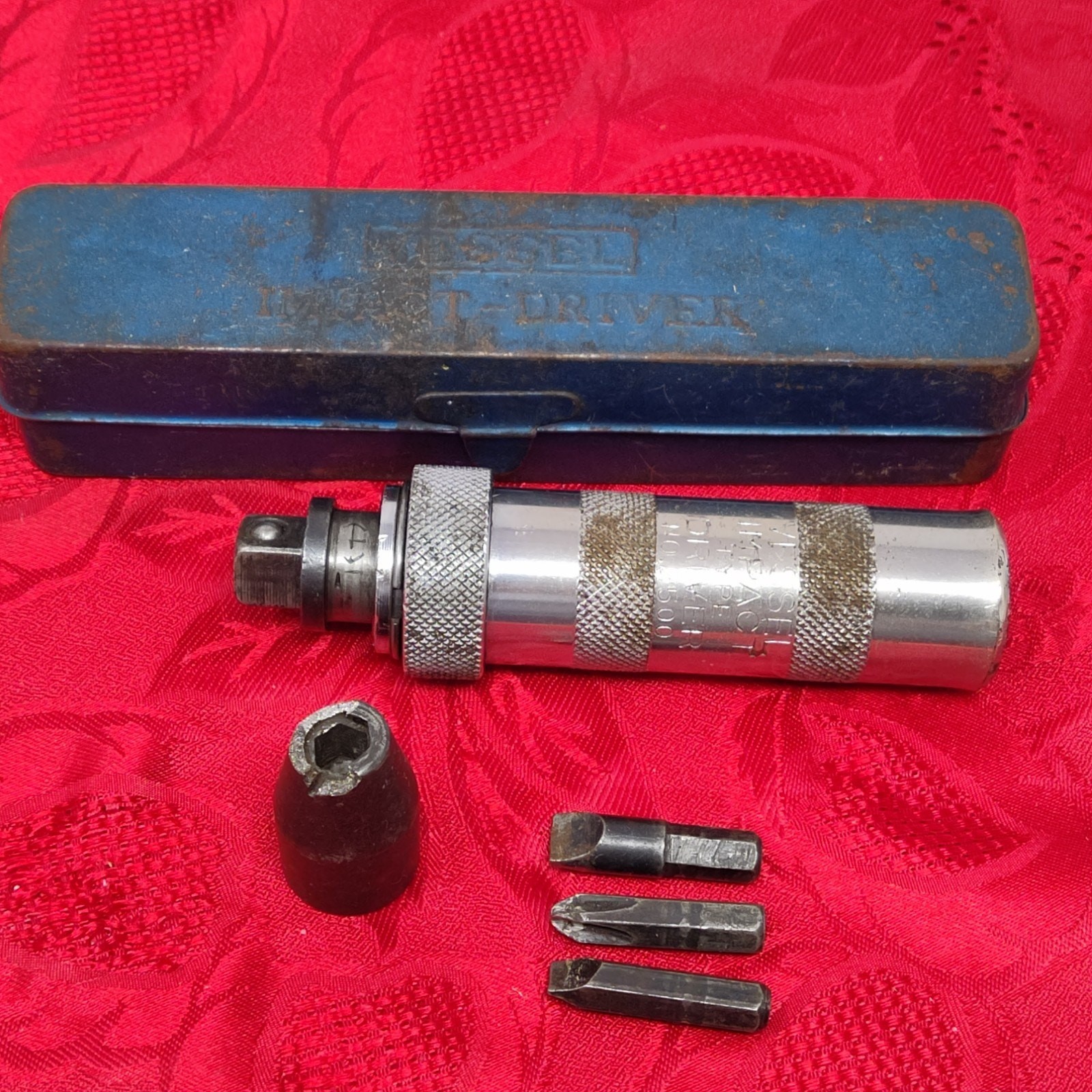 Vessel Hand Impact Driver No. 2500 w/ Case & 3 Bits Home Improvement *READ*