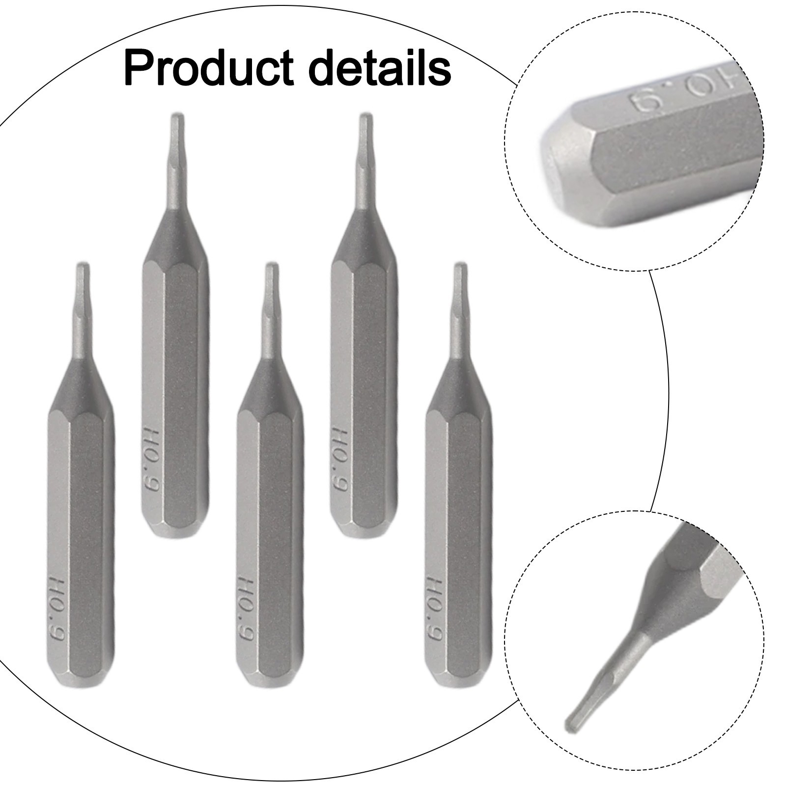 Brand New Screwdriver Bit Hex 5Pcs 28mm Length 4mm Hex Shank Accesssories