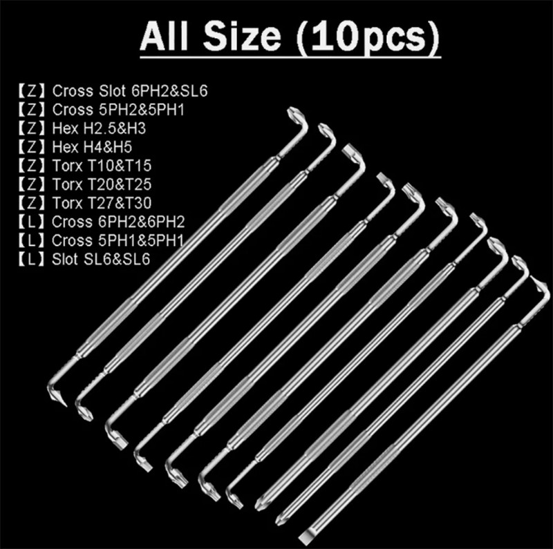 Magnetic Slot Phillips Hex Torx Screwdriver Wrench Right Angle Tight Space Bent