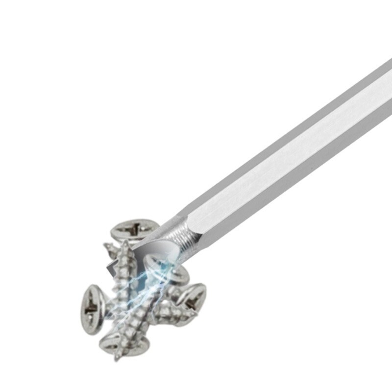 Reliable Anti Wear Screwdriver With Flat Head And Crosshead For Everyday Tasks