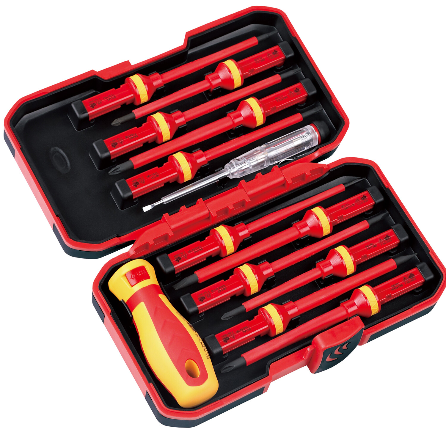 8pc Electrician’s Insulated Magnetic Electrical Hand Screwdriver Tool Set New