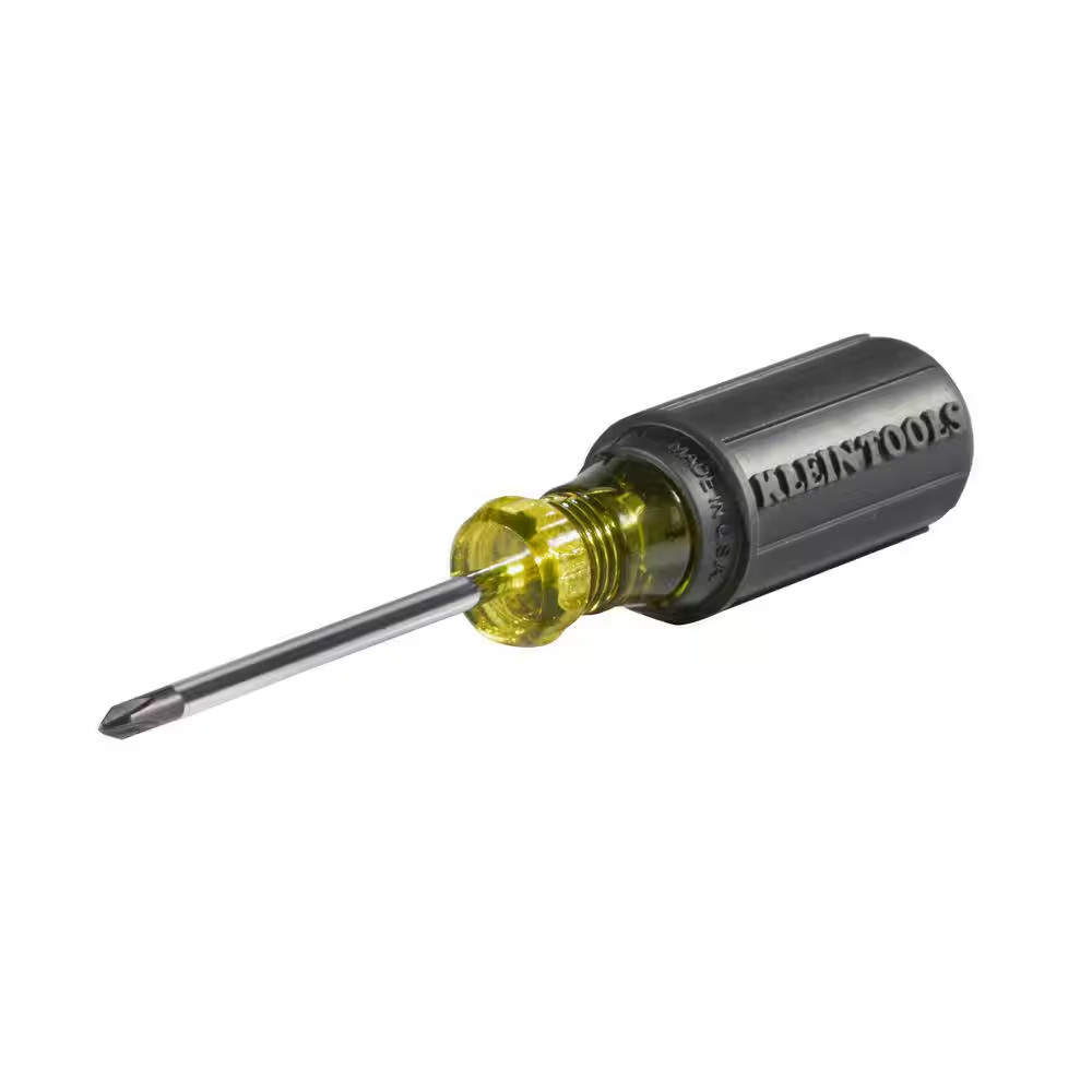 #1 Phillips Head Screwdriver with 3 In. round Shank- Cushion Grip Handle