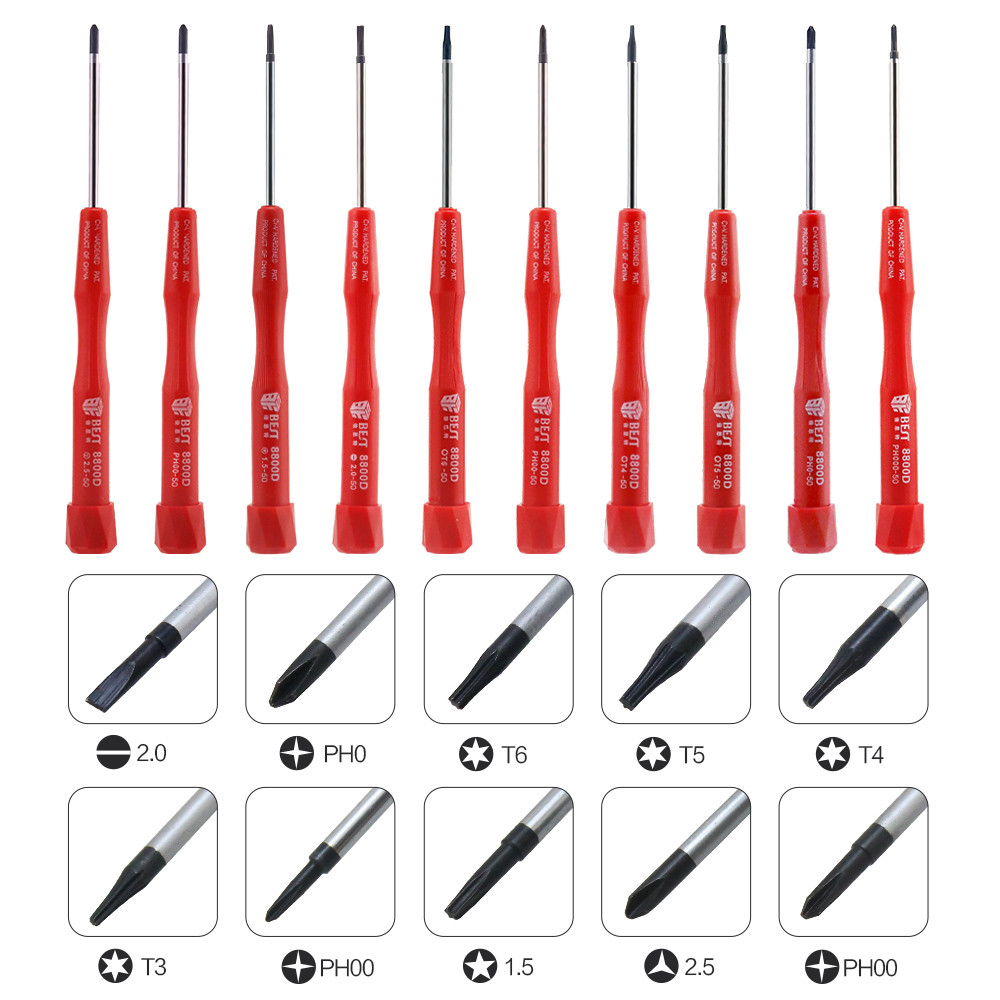 Precision Screwdriver Set Torx Star Phillips Slotted Repair Tool Kit flathead Y