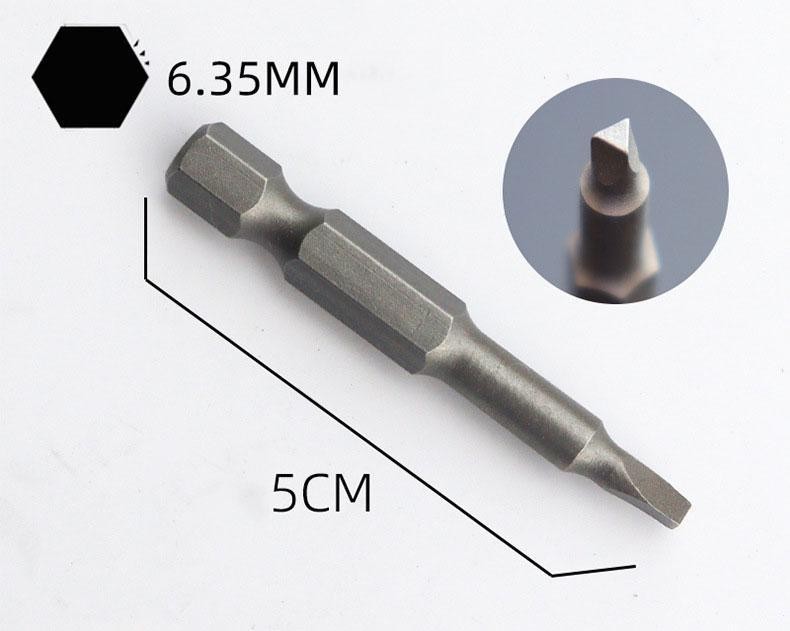 5pcs Special Shape Screwdriver Bit Set 50mm U Y Triangle Tri-point Tool