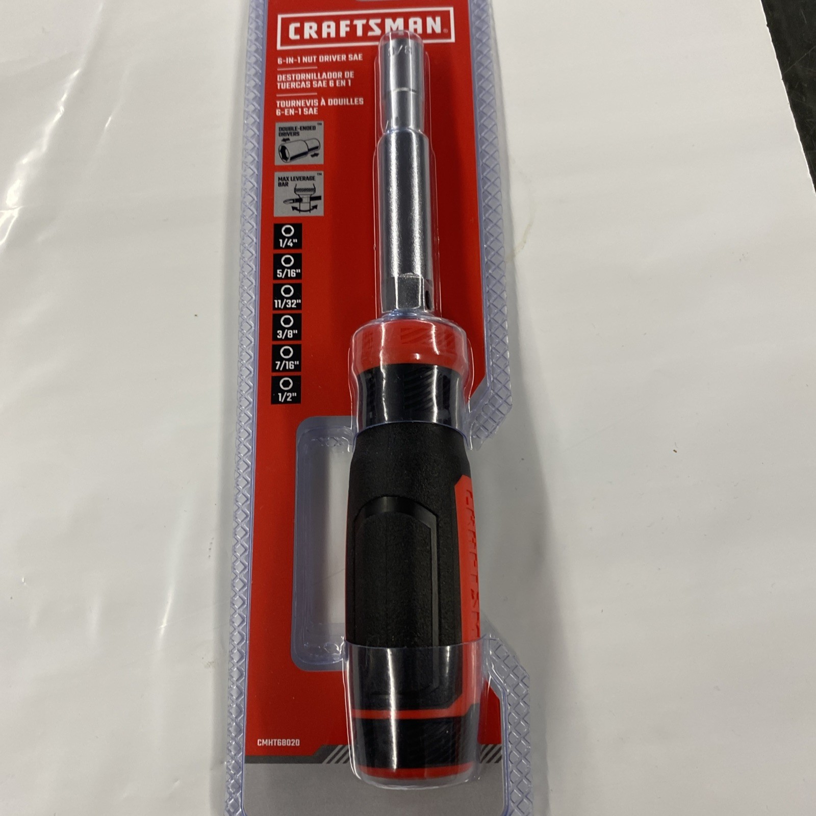 CRAFTSMAN 6 -Piece Standard (SAE) Hex Nut Driver Set #CMHT68020 New
