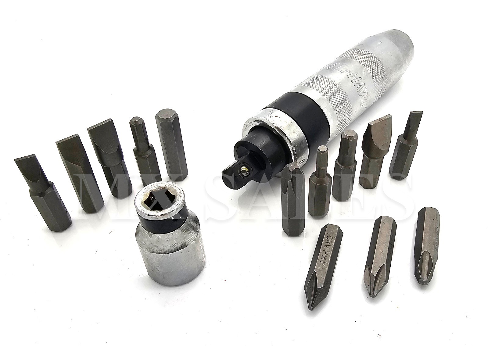 NEW 14pc 3/8″ Impact Driver Set Heavy Duty SAE Reversible