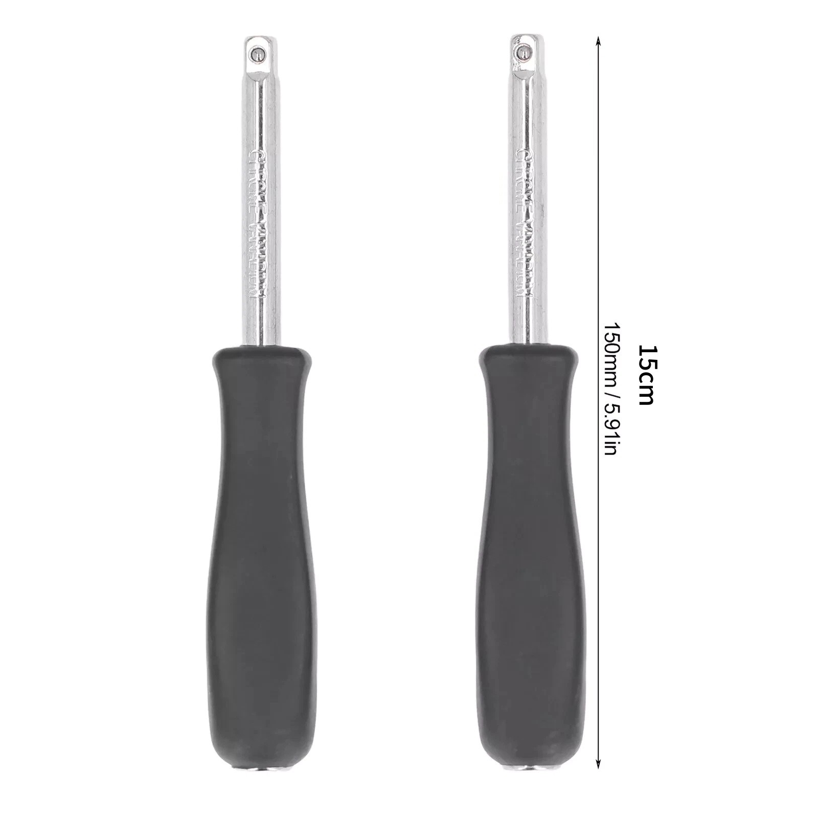 Drive Spinner Tool 1/4″ 6.35mm Square Driver Durable CR-V Steel Handle Mechanics