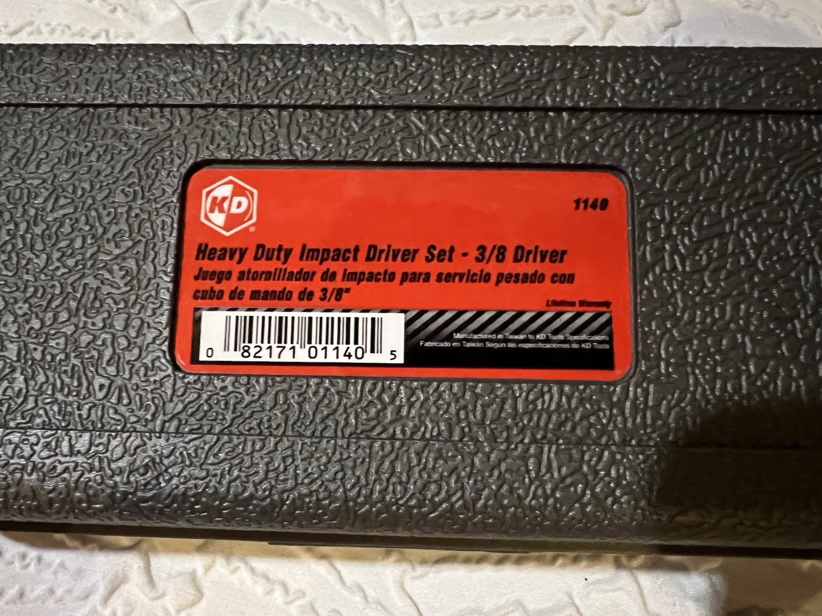 New KD Tools SAE Heavy Duty Impact Driver 6 Piece Set -3/8 Driver #1140