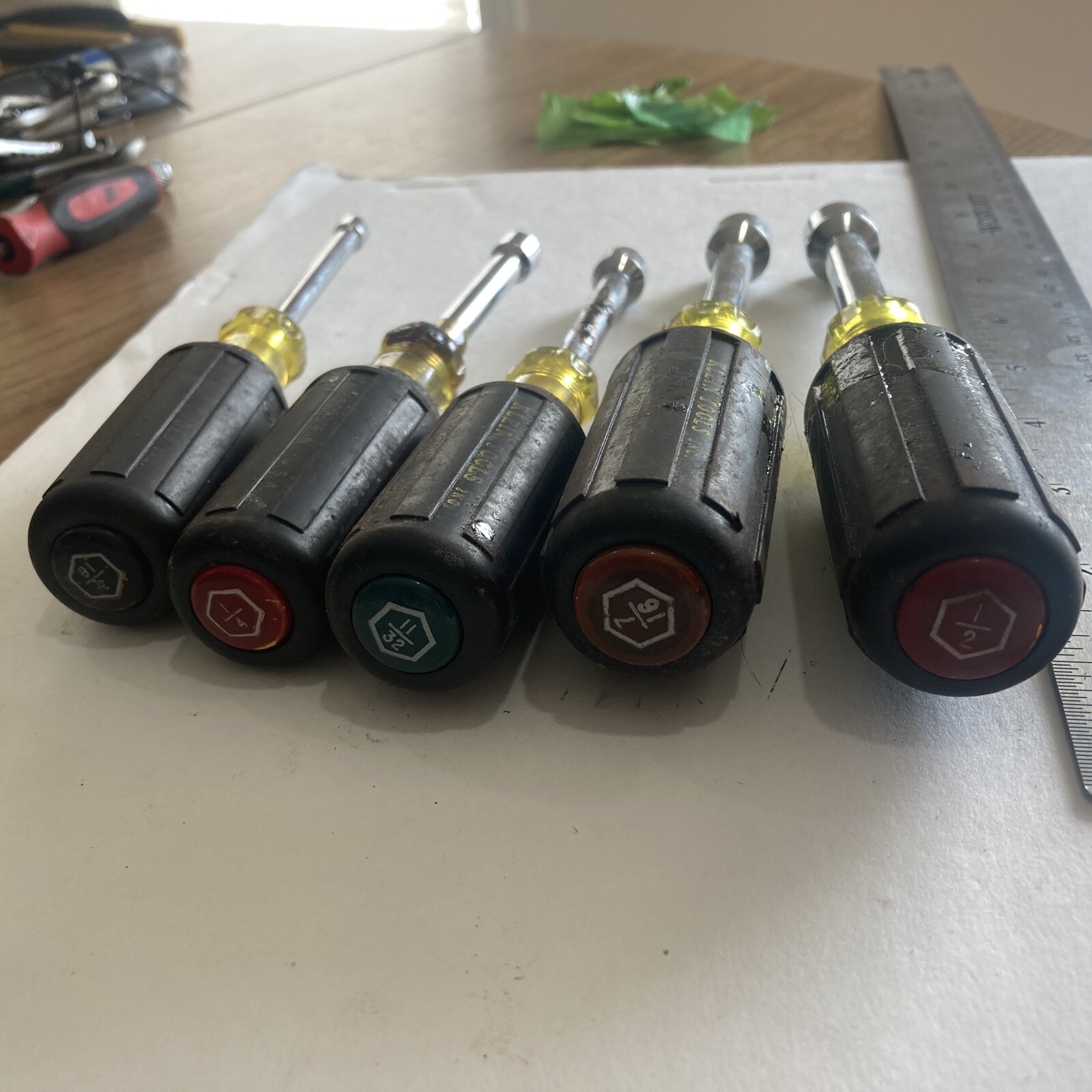 Klein Tools 630 Nut Driver Set of 5 Standard SAE
