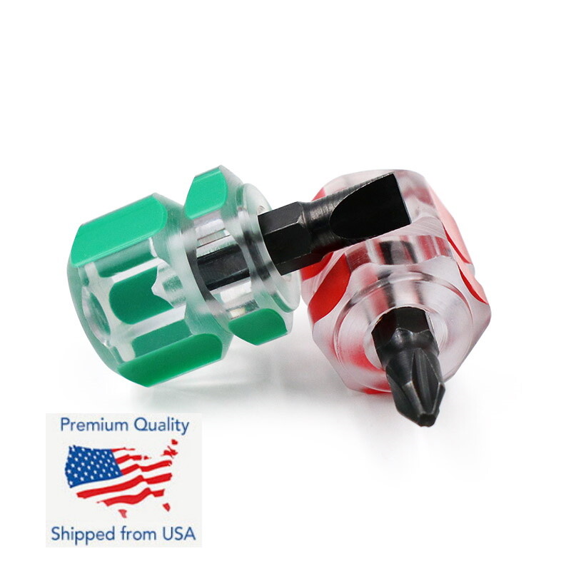 2PCS Set Screwdriver Kit Mini Small Portable Radish Head Screw Tight Space Tools