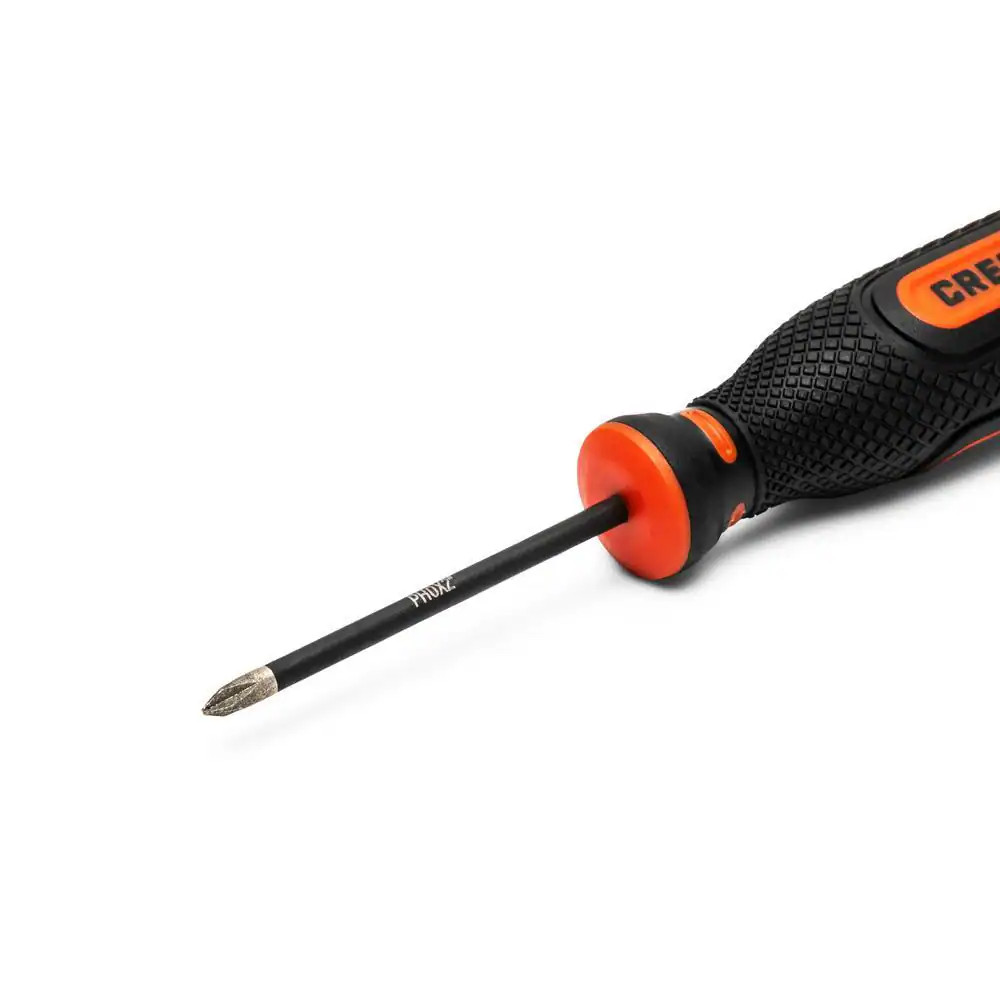Diamond Tip Phillips and Slotted Precision Screwdriver Set with Dual Material Ha