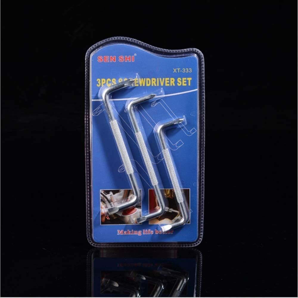 Precision Magnetic Offset Screwdriver Set – 3 Ergonomic Tools for Tight Spaces