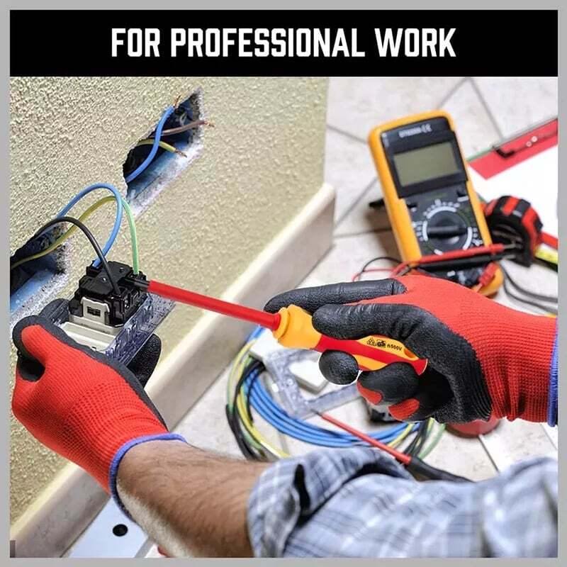 10pc Electrician’s Insulated Magnetic Electrical Hand Screwdriver Tool Set New