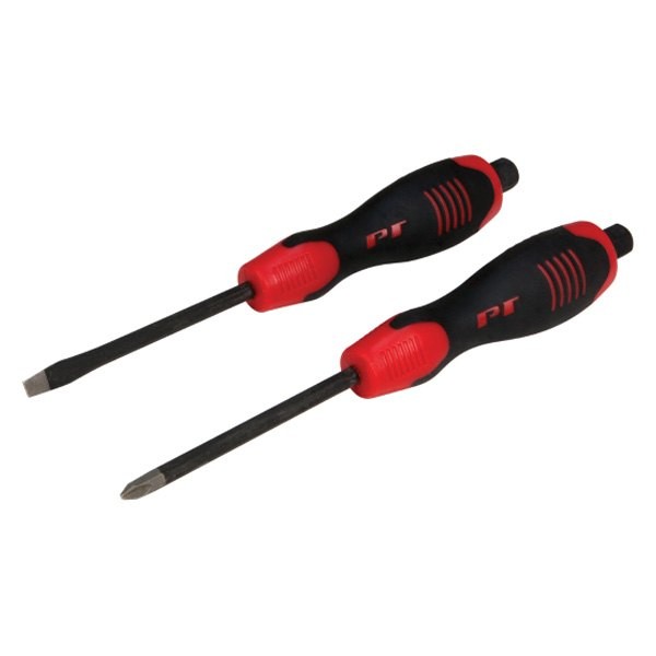 2-piece Multi Material Handle Magnetic Phillips/Slotted Mixed Screwdriver Set