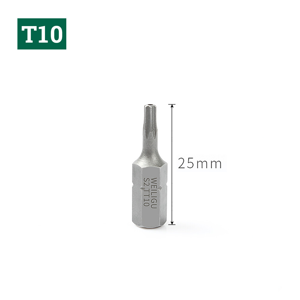 Hexagonal Phillips Flat Head Plum Blossom Short Screwdriver Head Length 25mm