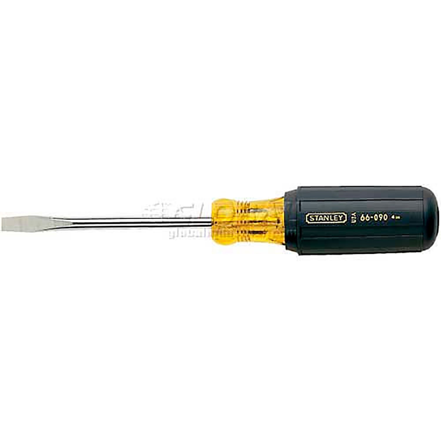 Vinyl Grip Standard Slotted Tip Screwdriver 3/8″ x 8″
