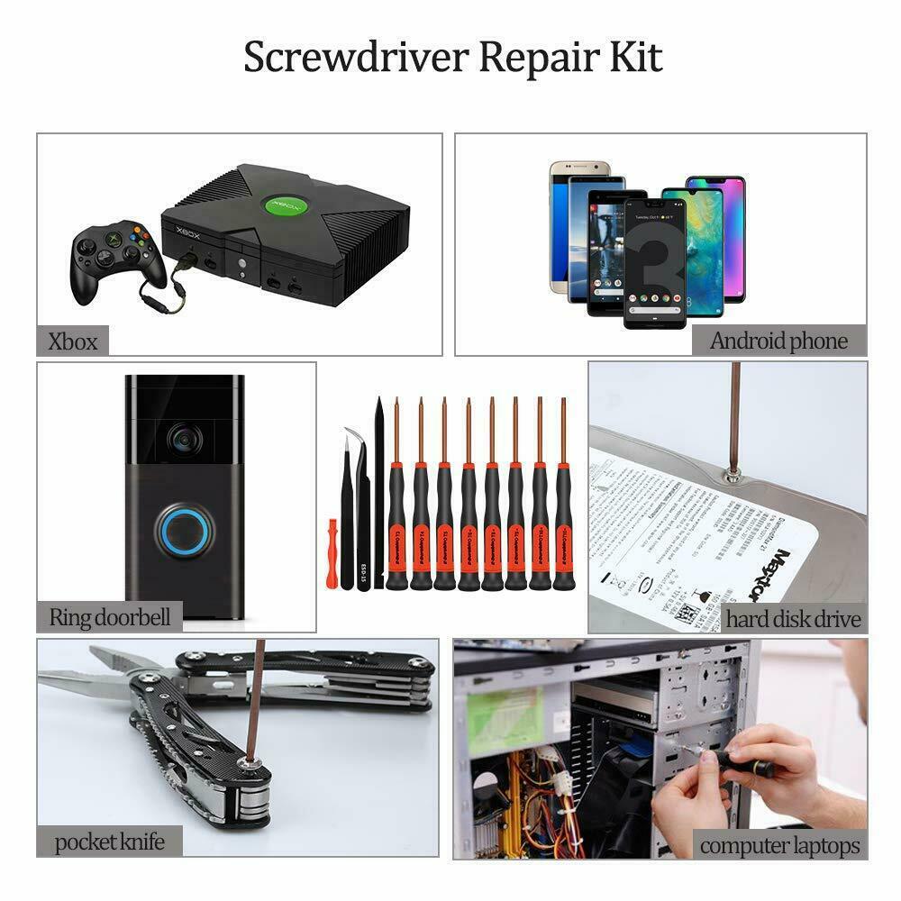 Torx Screwdriver Set TR6 T8 T9 T10 T15H Security Repair Kit Folding knife Mac Mi