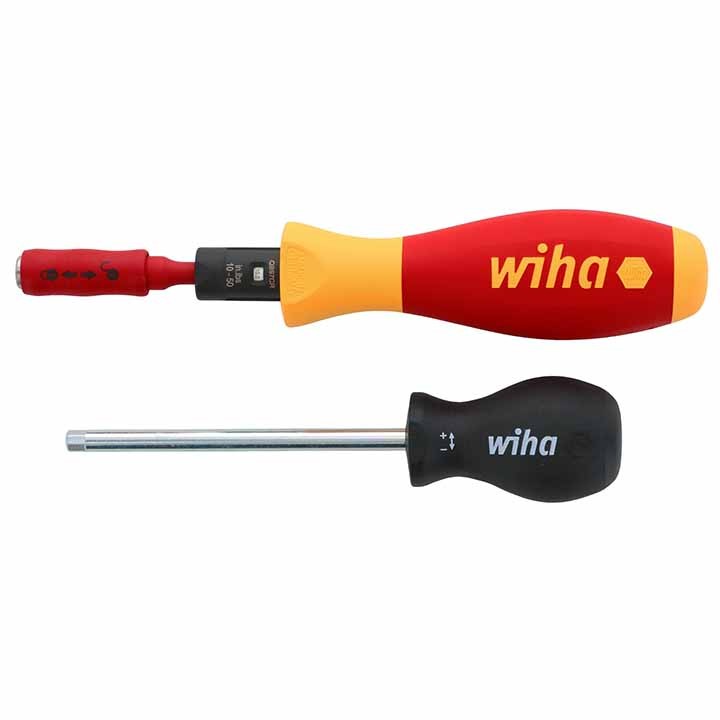 Wiha Insulated TorqueVarioS 10 to 50 In/lbs and SlimLine Blade Set (11 Piece