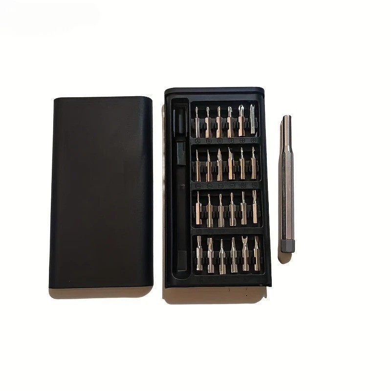 25 in 1 mini screwdriver set, flat head and cross shaped small screwdrivers, sui