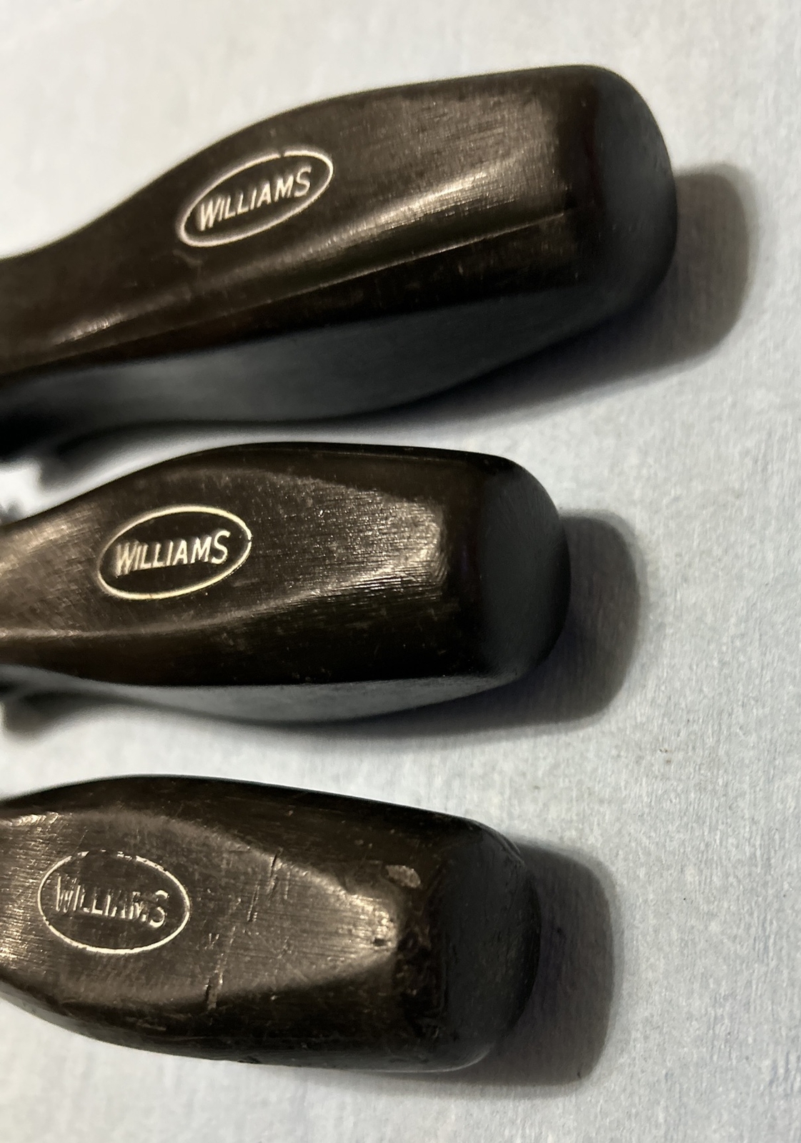 Williams 3pc Screwdrivers SDR-24 & SDR-26 Black Hard Handle USA A Snap On Brand