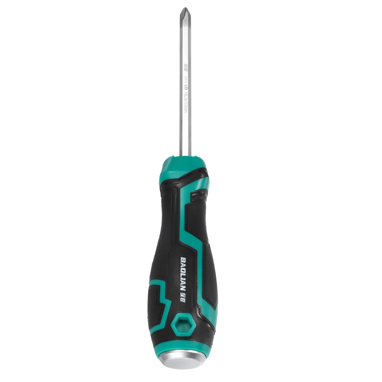 PH2x100mm Magnetic Screw/driver Go-Thru Phillips Screwdriver w/ Striking Cap