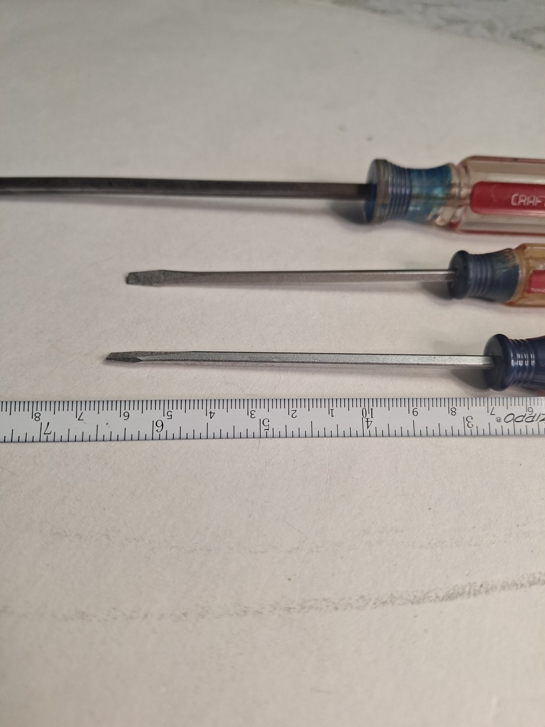 Craftsman Screwdrivers Long Reach 12″ Long 3/8″ #41582.. 2-#41589 See Photos FF