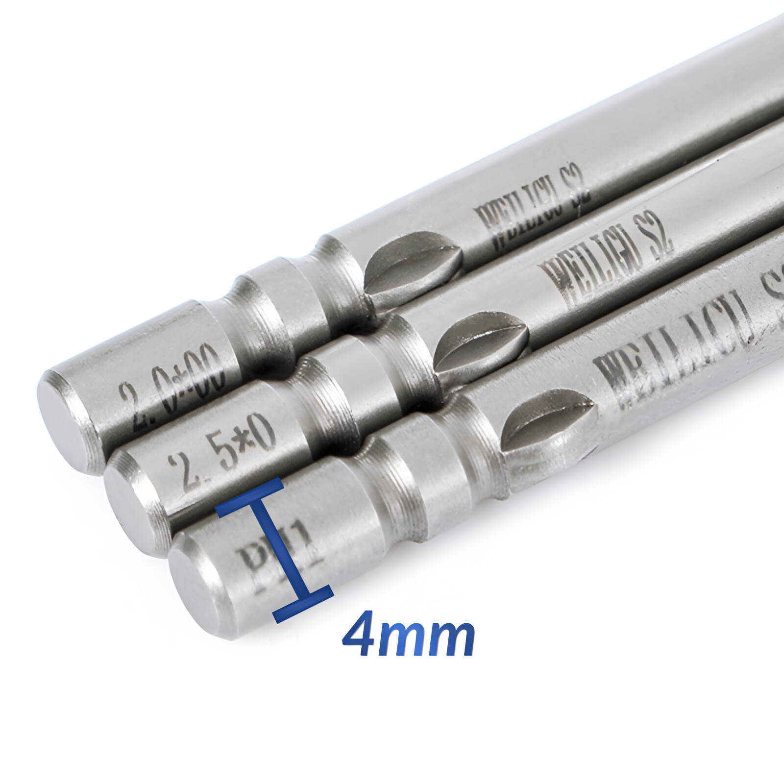 Magnetic Drill Bit Cross Head Screwdriver Bits Extension Bar Round Shank 800/3C